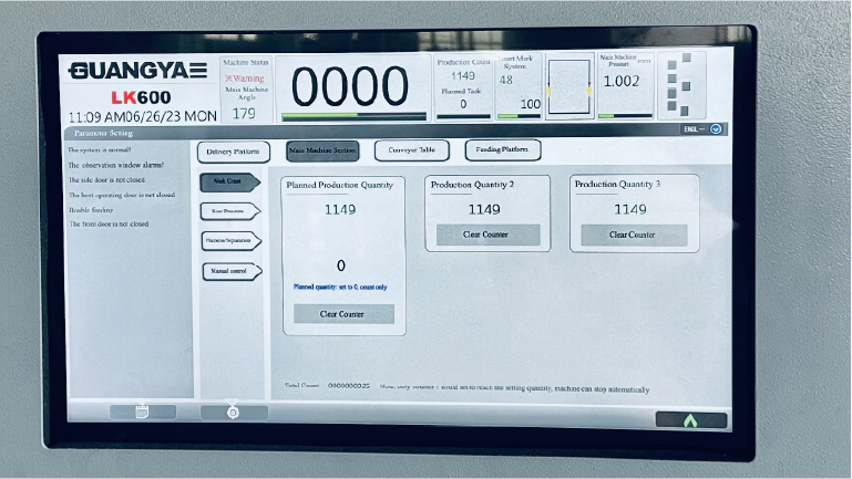LK 60 MT Fustellatrice automatica con impianto per la stampa a caldo